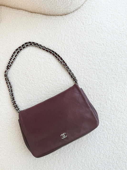 CHANEL Quilted Lambskin Wallet on Chain Bag