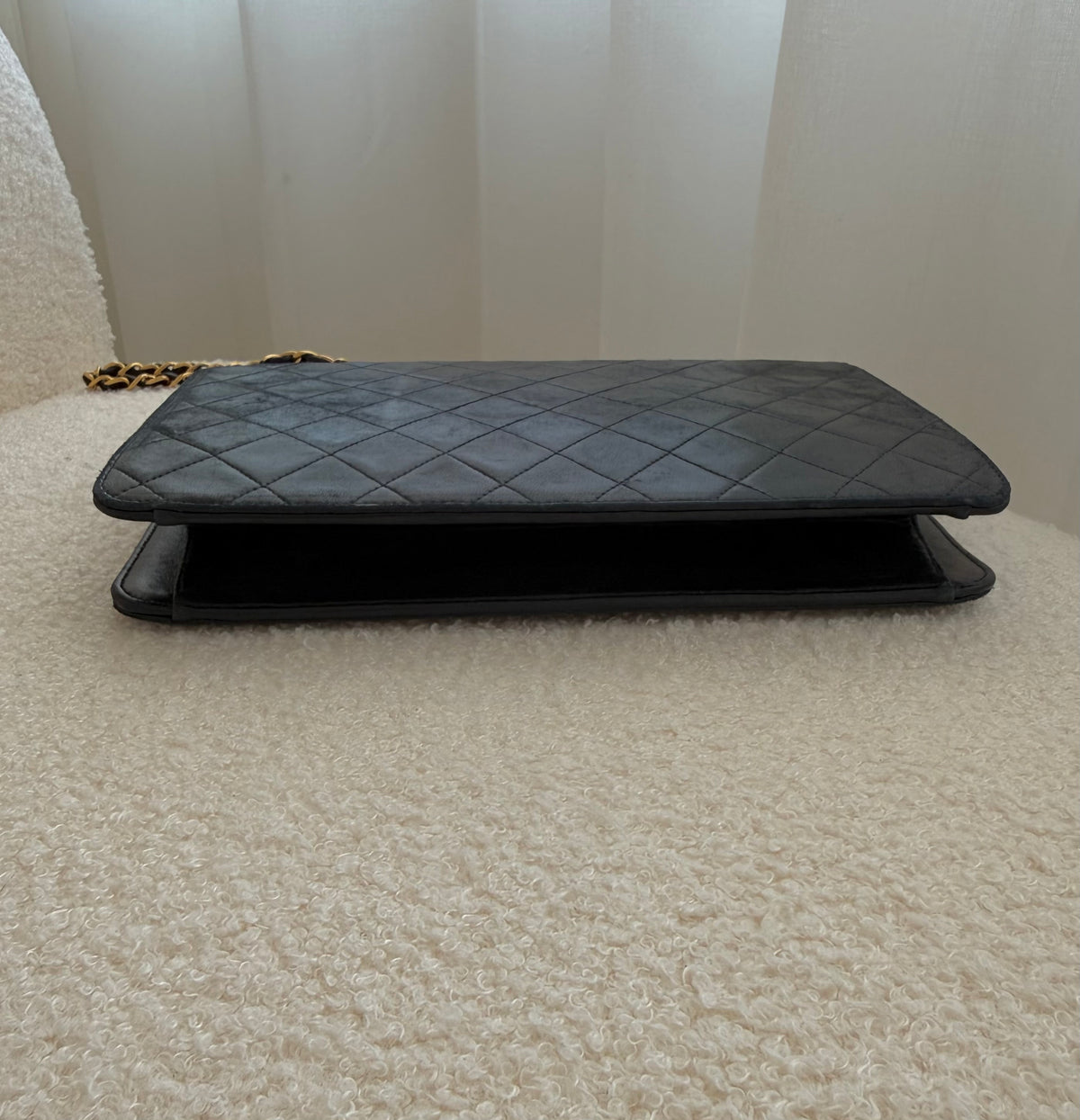 CHANEL Quilted Lambskin Single Flap Bag