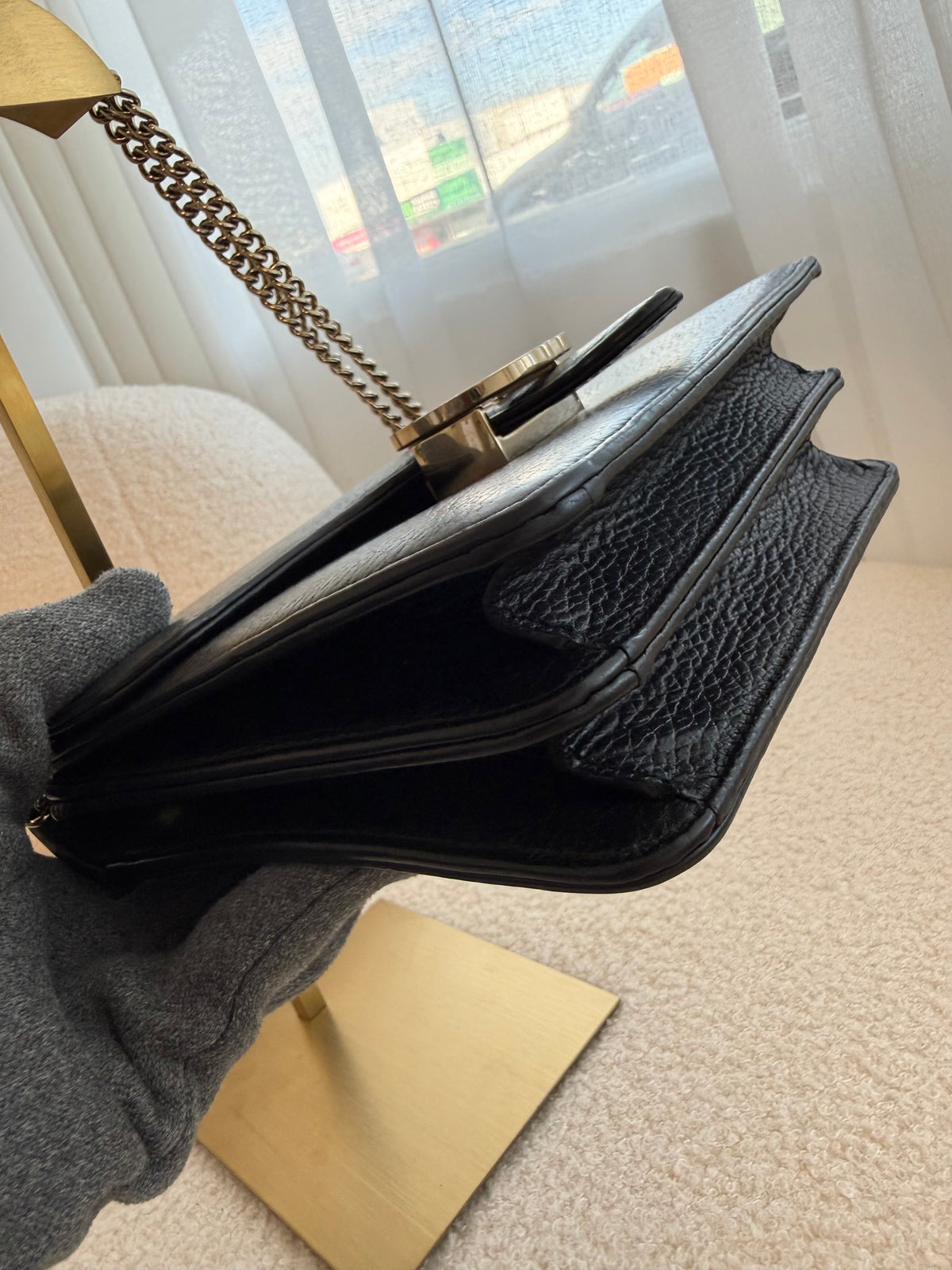 GUCCI Interlocking G Leather Chain