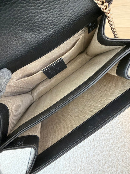 GUCCI Interlocking G Leather Chain