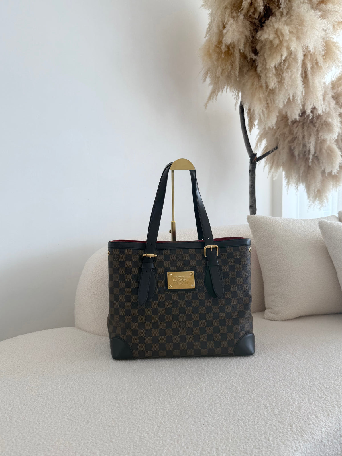 LOUIS VUITTON Hampstead Damier Ebene Bag