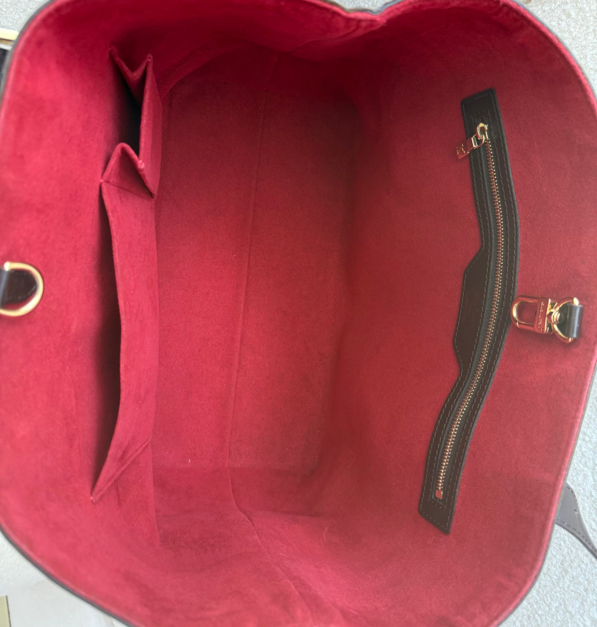 LOUIS VUITTON Hampstead Damier Ebene Bag