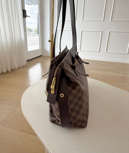 LOUIS VUITTON Chelsea Damier Ebene Bag