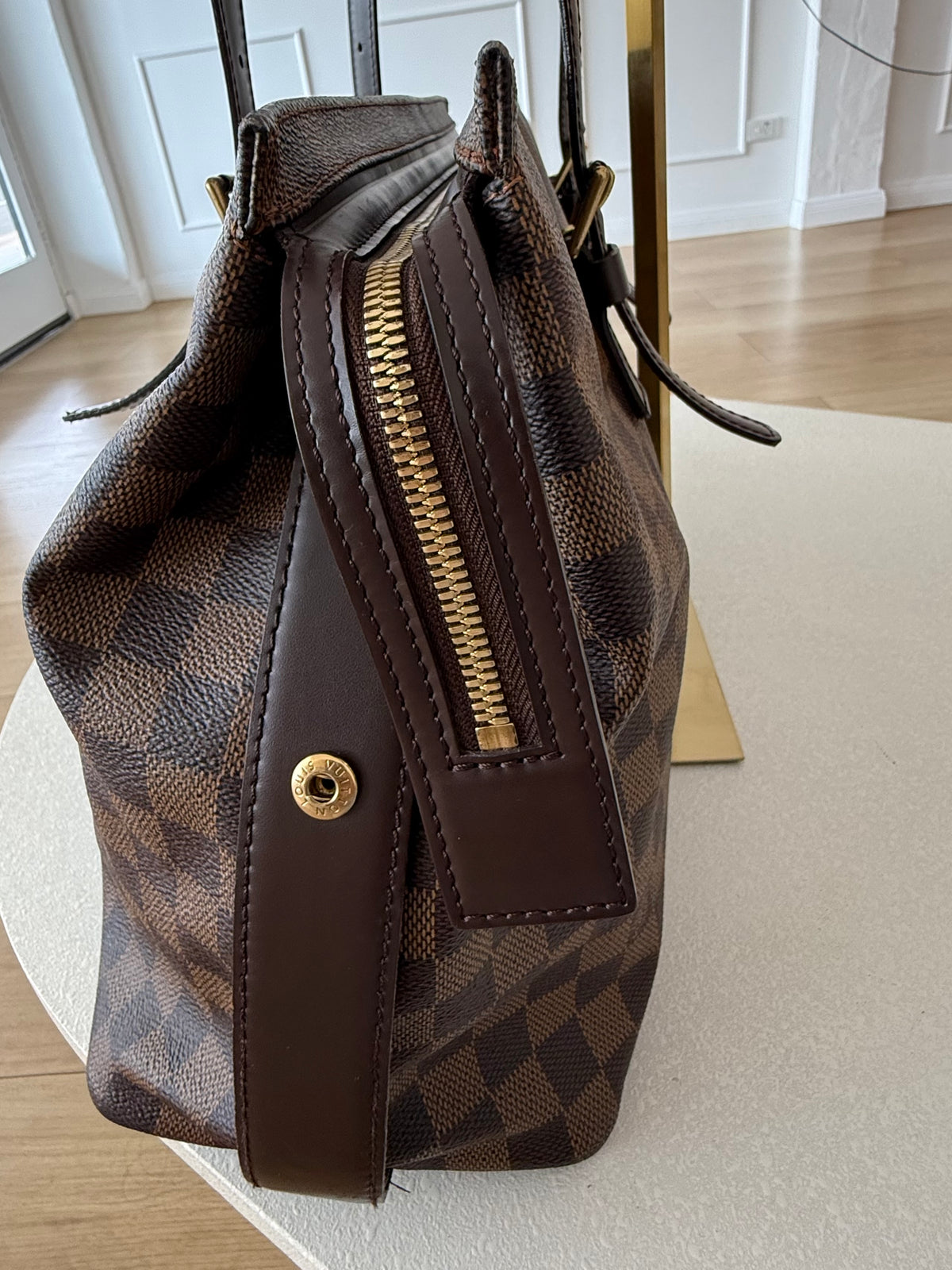 LOUIS VUITTON Chelsea Damier Ebene Bag