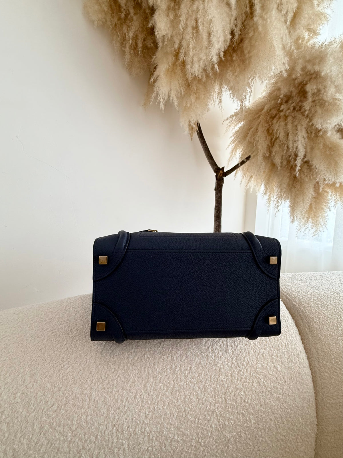 CÉLINE Luggage Grained Calfskin Bag