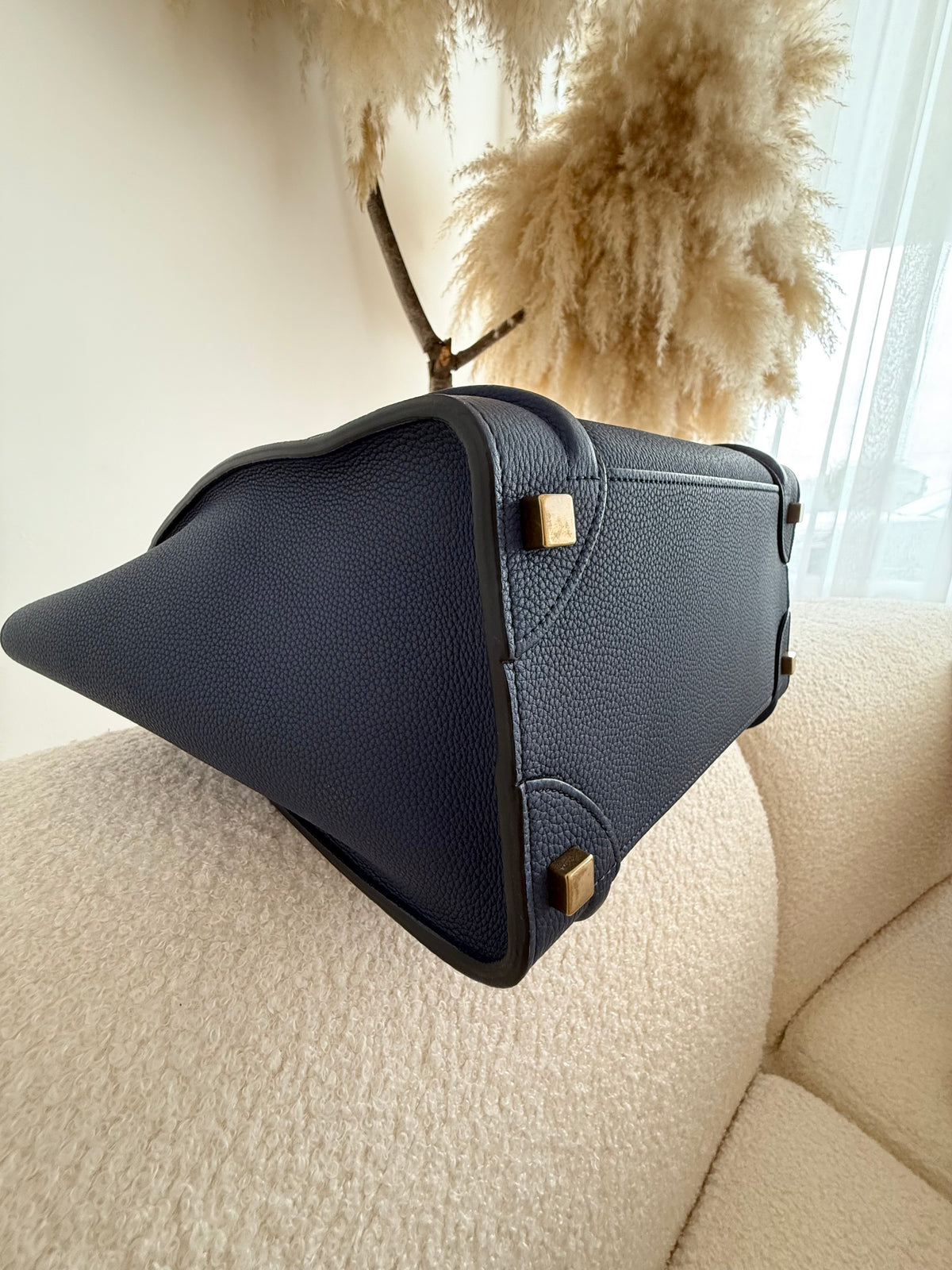 CÉLINE Luggage Grained Calfskin Bag